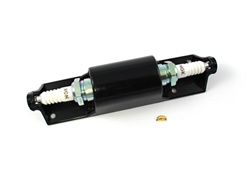 thumbnail image 2 of V-Twin Universal Black Spark Plug Holder With Clamps – Fits Harley – 42-1537 2 of 5