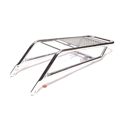 Chrome Back Rack tomos grid-like chrome rear book rack